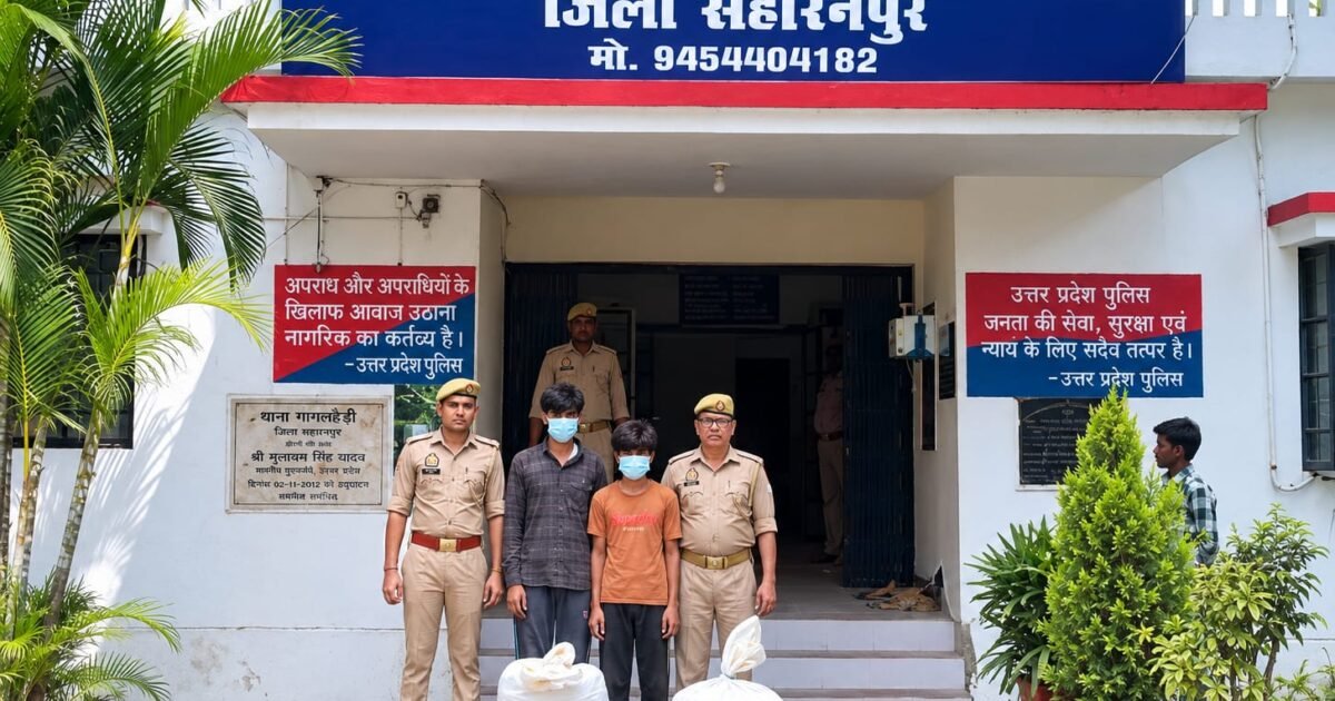 नशे के कारोबार पर गागलहेड़ी पुलिस का करारा प्रहार- 24.70 किलो डोडा पोस्त के साथ दो नशा तस्कर दबोचे- 